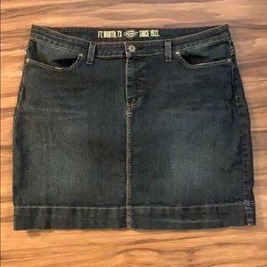 Dickies denim pencil skirt Sz 16